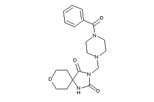 3-[(4-benzoylpiperazino)methyl]-8-oxa-1,3-diazaspiro[4.5]decane-2,4-quinone