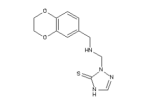 2-[(2,3-dihydro-1,4-benzodioxin-6-ylmethylamino)methyl]-4H-1,2,4-triazole-3-thione