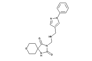 3-[[(1-phenylpyrazol-4-yl)methylamino]methyl]-8-oxa-1,3-diazaspiro[4.5]decane-2,4-quinone