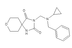 3-[[benzyl(cyclopropyl)amino]methyl]-8-oxa-1,3-diazaspiro[4.5]decane-2,4-quinone