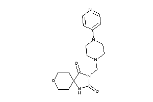 3-[[4-(4-pyridyl)piperazino]methyl]-8-oxa-1,3-diazaspiro[4.5]decane-2,4-quinone