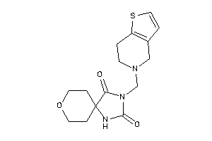 3-(6,7-dihydro-4H-thieno[3,2-c]pyridin-5-ylmethyl)-8-oxa-1,3-diazaspiro[4.5]decane-2,4-quinone