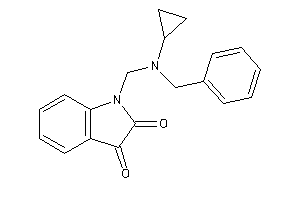 1-[[benzyl(cyclopropyl)amino]methyl]isatin