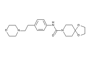 N-[4-(2-morpholinoethyl)phenyl]-1,4-dioxa-8-azaspiro[4.5]decane-8-carboxamide