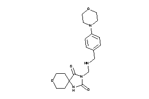 3-[[(4-morpholinobenzyl)amino]methyl]-8-oxa-1,3-diazaspiro[4.5]decane-2,4-quinone