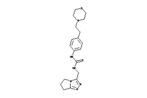 1-(6,7-dihydro-5H-pyrrolo[2,1-c][1,2,4]triazol-3-ylmethyl)-3-[4-(2-morpholinoethyl)phenyl]urea