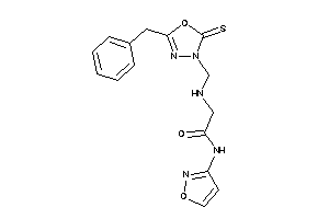 2-[(5-benzyl-2-thioxo-1,3,4-oxadiazol-3-yl)methylamino]-N-isoxazol-3-yl-acetamide