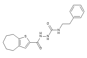 1-phenethyl-3-(5,6,7,8-tetrahydro-4H-cyclohepta[b]thiophene-2-carbonylamino)urea