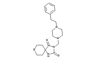 3-[(4-phenethylpiperazino)methyl]-8-oxa-1,3-diazaspiro[4.5]decane-2,4-quinone