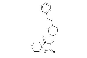 3-[(4-phenethylpiperidino)methyl]-8-oxa-1,3-diazaspiro[4.5]decane-2,4-quinone