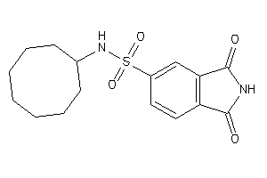 N-cyclooctyl-1,3-diketo-isoindoline-5-sulfonamide