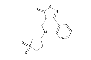 Image of 4-[[(1,1-diketothiolan-3-yl)amino]methyl]-3-phenyl-1,2,4-thiadiazole-5-thione