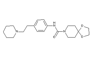 N-[4-(2-piperidinoethyl)phenyl]-1,4-dioxa-8-azaspiro[4.5]decane-8-carboxamide