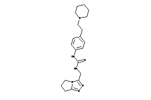 1-(6,7-dihydro-5H-pyrrolo[2,1-c][1,2,4]triazol-3-ylmethyl)-3-[4-(2-piperidinoethyl)phenyl]urea