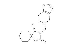 3-(6,7-dihydro-4H-thieno[3,2-c]pyridin-5-ylmethyl)-3-azaspiro[4.5]decane-2,4-quinone