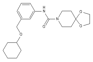 N-[3-(cyclohexoxymethyl)phenyl]-1,4-dioxa-8-azaspiro[4.5]decane-8-carboxamide