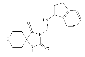 3-[(indan-1-ylamino)methyl]-8-oxa-1,3-diazaspiro[4.5]decane-2,4-quinone