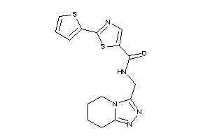 N-(5,6,7,8-tetrahydro-[1,2,4]triazolo[4,3-a]pyridin-3-ylmethyl)-2-(2-thienyl)thiazole-5-carboxamide