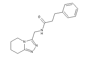 3-phenyl-N-(5,6,7,8-tetrahydro-[1,2,4]triazolo[4,3-a]pyridin-3-ylmethyl)propionamide