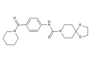 N-[4-(piperidine-1-carbonyl)phenyl]-1,4-dioxa-8-azaspiro[4.5]decane-8-carboxamide