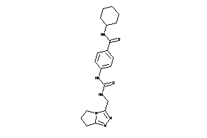 N-cyclohexyl-4-(6,7-dihydro-5H-pyrrolo[2,1-c][1,2,4]triazol-3-ylmethylcarbamoylamino)benzamide