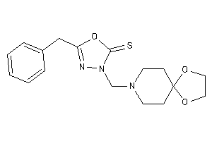 5-benzyl-3-(1,4-dioxa-8-azaspiro[4.5]decan-8-ylmethyl)-1,3,4-oxadiazole-2-thione