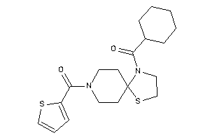 Image of Cyclohexyl-[8-(2-thenoyl)-1-thia-4,8-diazaspiro[4.5]decan-4-yl]methanone