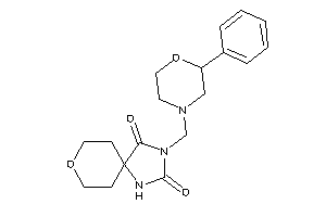 3-[(2-phenylmorpholino)methyl]-8-oxa-1,3-diazaspiro[4.5]decane-2,4-quinone