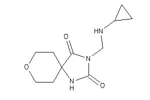 3-[(cyclopropylamino)methyl]-8-oxa-1,3-diazaspiro[4.5]decane-2,4-quinone
