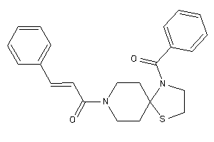 1-(1-benzoyl-4-thia-1,8-diazaspiro[4.5]decan-8-yl)-3-phenyl-prop-2-en-1-one