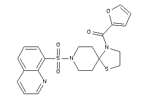 2-furyl-[8-(8-quinolylsulfonyl)-1-thia-4,8-diazaspiro[4.5]decan-4-yl]methanone