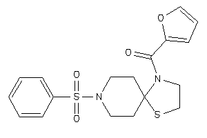 (8-besyl-1-thia-4,8-diazaspiro[4.5]decan-4-yl)-(2-furyl)methanone