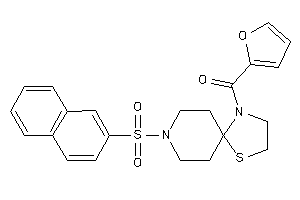 2-furyl-[8-(2-naphthylsulfonyl)-1-thia-4,8-diazaspiro[4.5]decan-4-yl]methanone