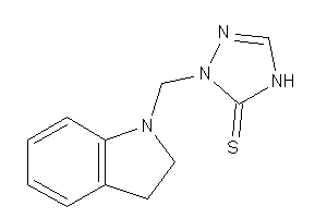 2-(indolin-1-ylmethyl)-4H-1,2,4-triazole-3-thione