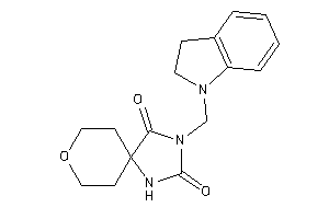 3-(indolin-1-ylmethyl)-8-oxa-1,3-diazaspiro[4.5]decane-2,4-quinone