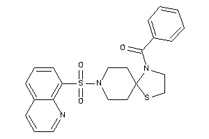 Phenyl-[8-(8-quinolylsulfonyl)-1-thia-4,8-diazaspiro[4.5]decan-4-yl]methanone