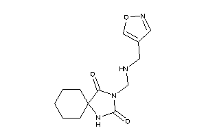 3-[(isoxazol-4-ylmethylamino)methyl]-1,3-diazaspiro[4.5]decane-2,4-quinone