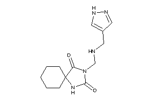 3-[(1H-pyrazol-4-ylmethylamino)methyl]-1,3-diazaspiro[4.5]decane-2,4-quinone