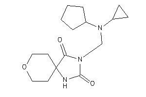 3-[[cyclopentyl(cyclopropyl)amino]methyl]-8-oxa-1,3-diazaspiro[4.5]decane-2,4-quinone