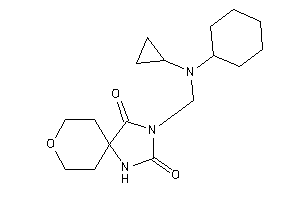 3-[[cyclohexyl(cyclopropyl)amino]methyl]-8-oxa-1,3-diazaspiro[4.5]decane-2,4-quinone