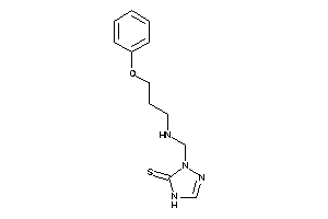 2-[(3-phenoxypropylamino)methyl]-4H-1,2,4-triazole-3-thione