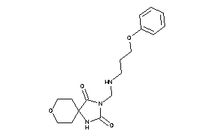 3-[(3-phenoxypropylamino)methyl]-8-oxa-1,3-diazaspiro[4.5]decane-2,4-quinone