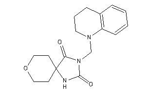 3-(3,4-dihydro-2H-quinolin-1-ylmethyl)-8-oxa-1,3-diazaspiro[4.5]decane-2,4-quinone