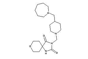 3-[[4-(azepan-1-ylmethyl)piperidino]methyl]-8-oxa-1,3-diazaspiro[4.5]decane-2,4-quinone