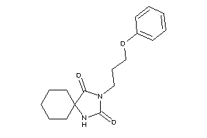 3-(3-phenoxypropyl)-1,3-diazaspiro[4.5]decane-2,4-quinone