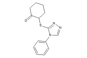 2-[(4-phenyl-1,2,4-triazol-3-yl)thio]cyclohexanone
