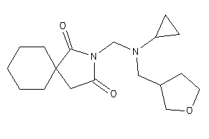 3-[[cyclopropyl(tetrahydrofuran-3-ylmethyl)amino]methyl]-3-azaspiro[4.5]decane-2,4-quinone