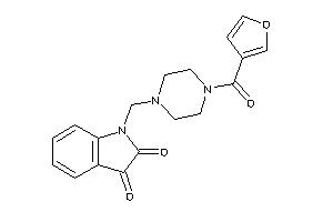 1-[[4-(3-furoyl)piperazino]methyl]isatin