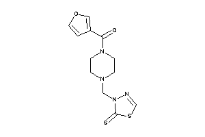 3-furyl-[4-[(2-thioxo-1,3,4-thiadiazol-3-yl)methyl]piperazino]methanone