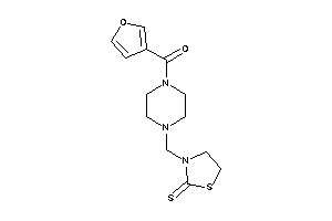 3-furyl-[4-[(2-thioxothiazolidin-3-yl)methyl]piperazino]methanone